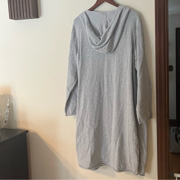 NWT Eileen Fisher Grey Hooded Cardigan - Picture 5 of 7